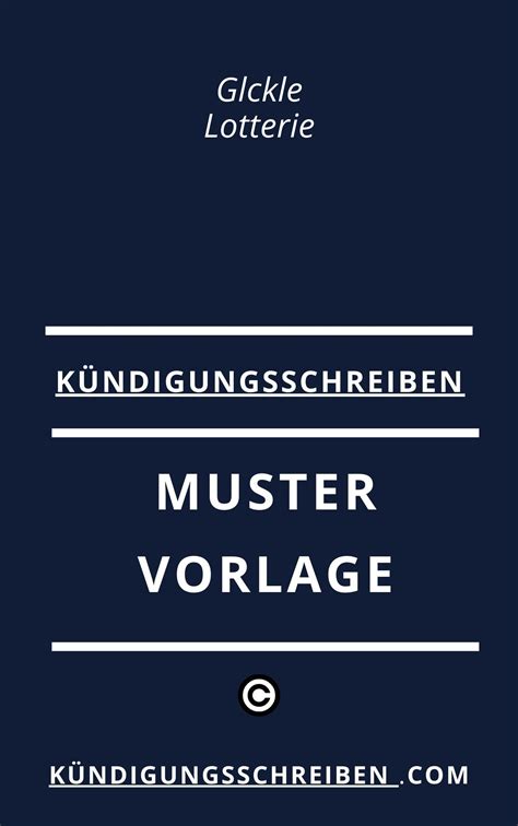 glöckle lotterie kündigen|Gloeckle Lotterie Lotterie kündigen .
